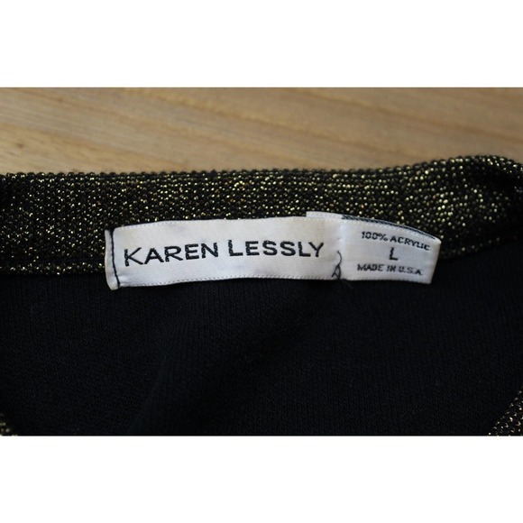 Blue and Silver Glitter Accent Top  Shoulder Pads Medium - Picture 5 of 7